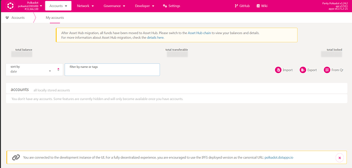 Polkadot JS Website