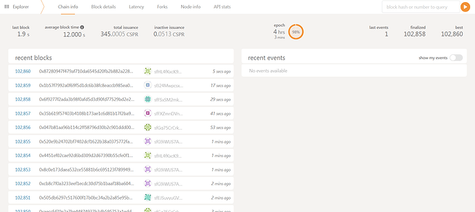 CASPER Testnet Staking